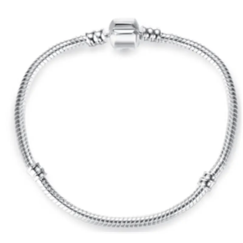 Snake Chain Bracelet with Adjustable Length and Lightweight Design snake - label