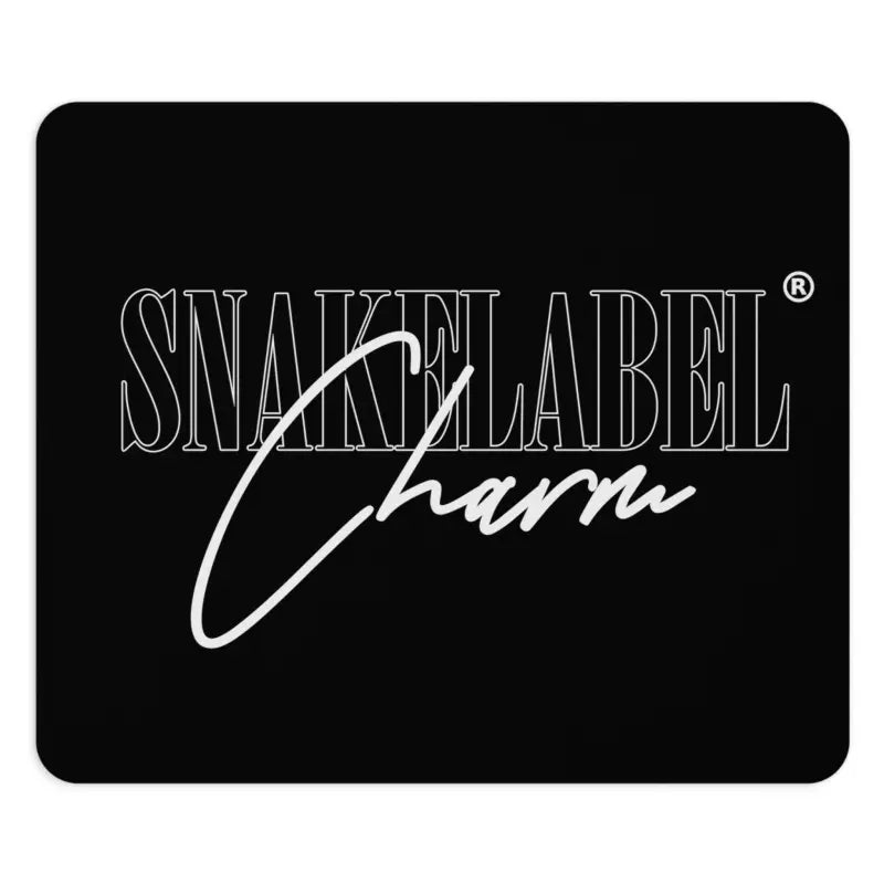Snake Mouse Pad with Non - Slip Rubber Bottom - Comfortable & Durable - 2 Shapes Available snake - label
