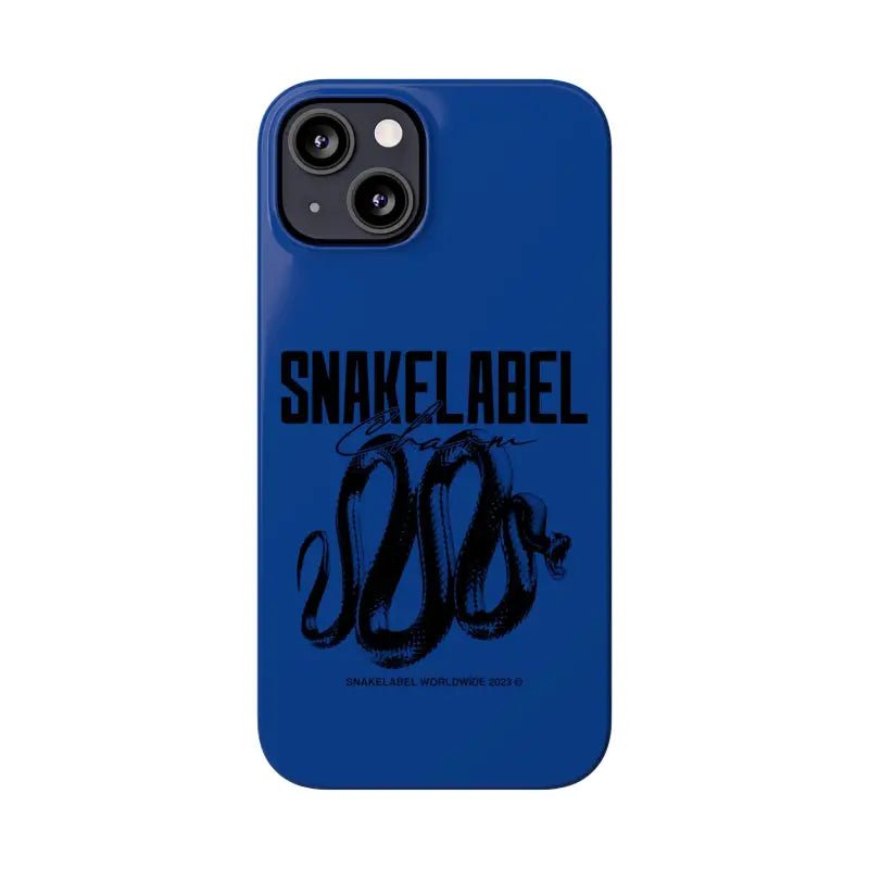 Snake Slim Phone Cases - Slim Design, Glossy Finish, Durable Material - Set of 2 snake - label
