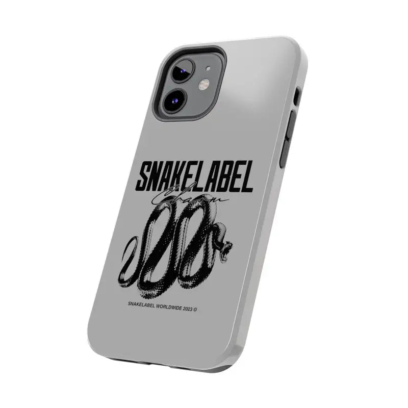 Snake Tough Phone Cases with 2 - Layer Protection & Wireless Charging Compatibility snake - label