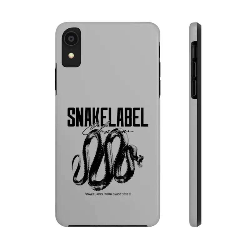 Snake Tough Phone Cases with 2 - Layer Protection & Wireless Charging Compatibility snake - label