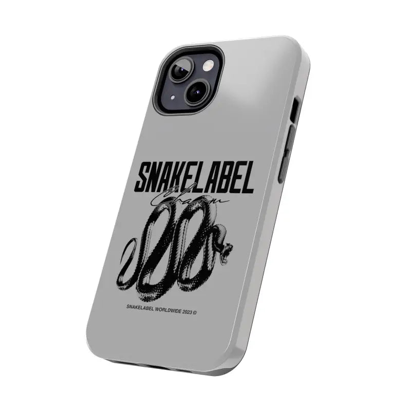 Snake Tough Phone Cases with 2 - Layer Protection & Wireless Charging Compatibility snake - label
