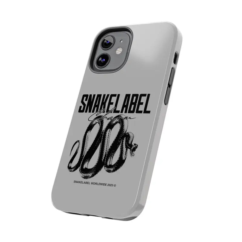 Snake Tough Phone Cases with 2 - Layer Protection & Wireless Charging Compatibility snake - label