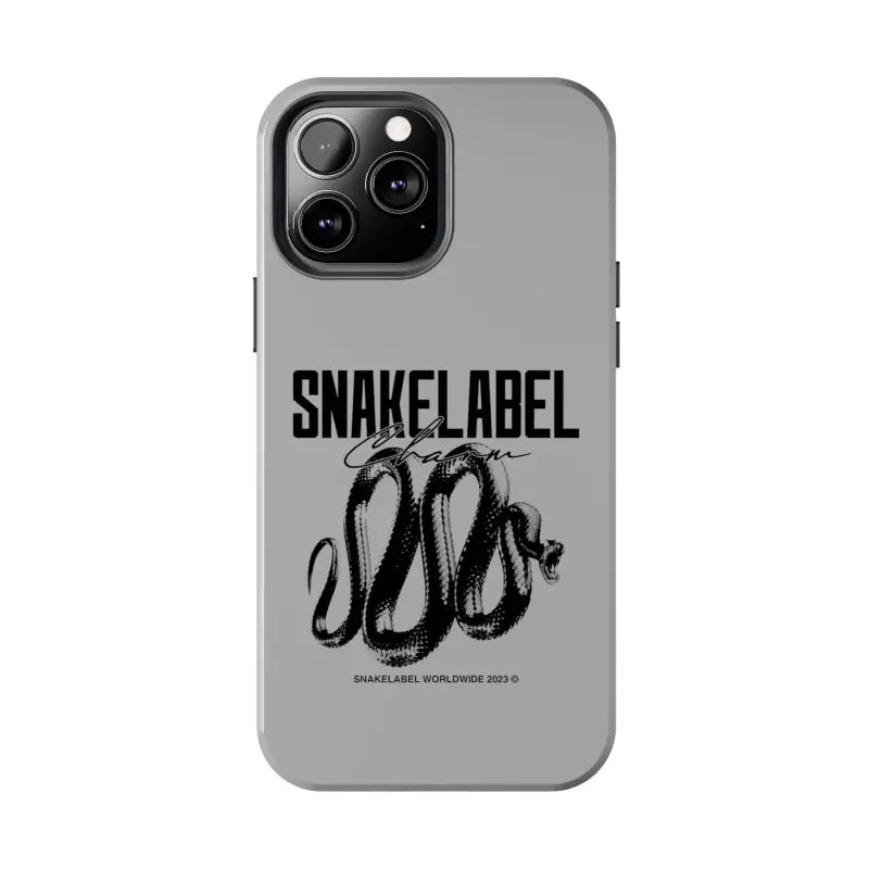 Snake Tough Phone Cases with 2 - Layer Protection & Wireless Charging Compatibility snake - label