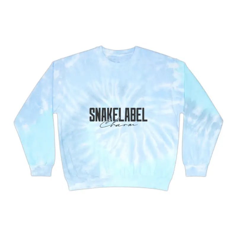 Unisex snake Tie - Dye Sweatshirt - Customizable Design, Vibrant Colors & Cozy Fit snake - label