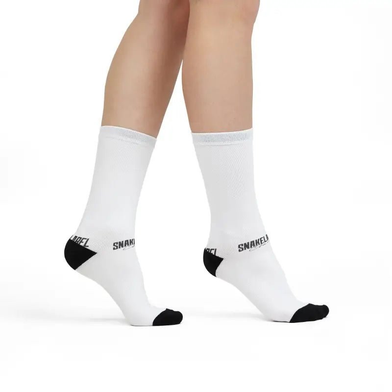 Sublimation Crew Socks: Durable 200NK Knit, Universal Size (5 - 13 US), Stylish Accents snake - label