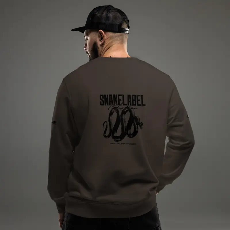 Sustainable Snake Organic Sweatshirt | 80% Organic Cotton | Cozy French Terry | snake - label
