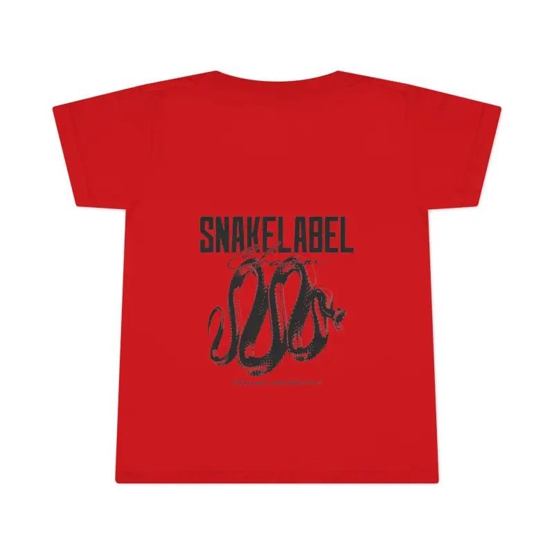 Toddler T-Shirt: 100% Ringspun Cotton Lightweight Classic Fit snake - label