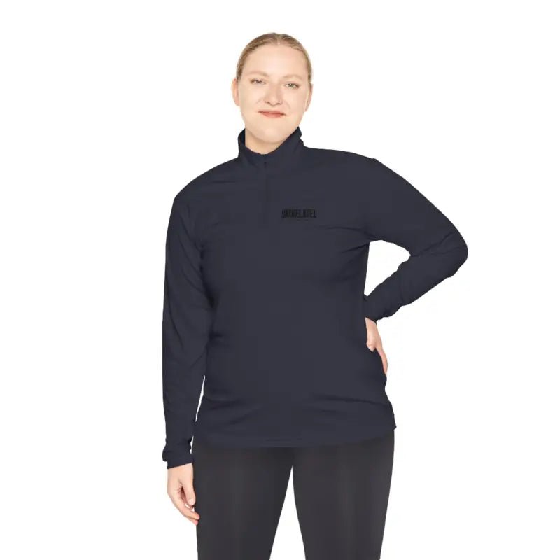 Unisex Quarter - Zip Pullover: PosiChargeĀ® Lightweight Moisture - Wicking Pullover snake - label