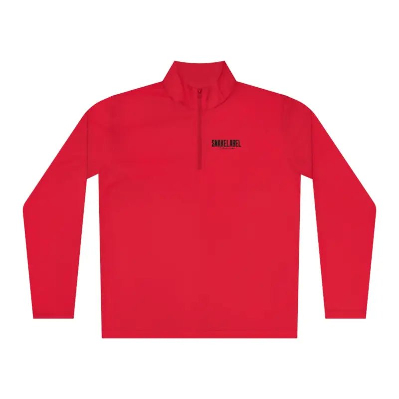 Unisex Quarter - Zip Pullover: PosiChargeĀ® Lightweight Moisture - Wicking Pullover snake - label