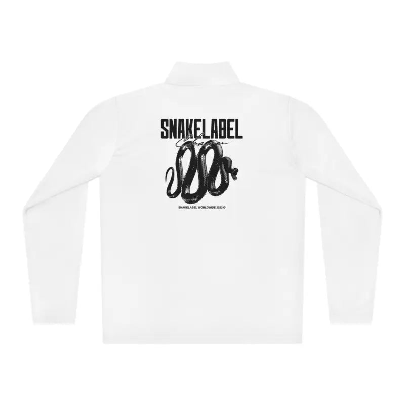 Unisex Quarter - Zip Pullover: PosiChargeĀ® Lightweight Moisture - Wicking Pullover snake - label