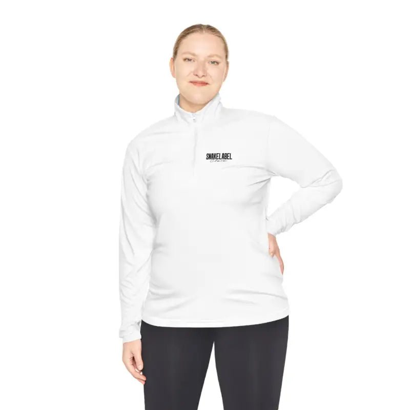 Unisex Quarter - Zip Pullover: PosiChargeĀ® Lightweight Moisture - Wicking Pullover snake - label