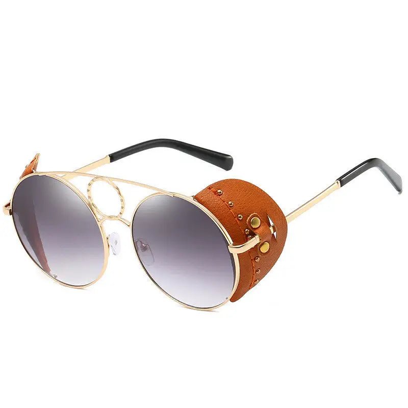 UV400 Sunglasses for Trendy European & American Models - Metal Frame, UV Protection snake - label