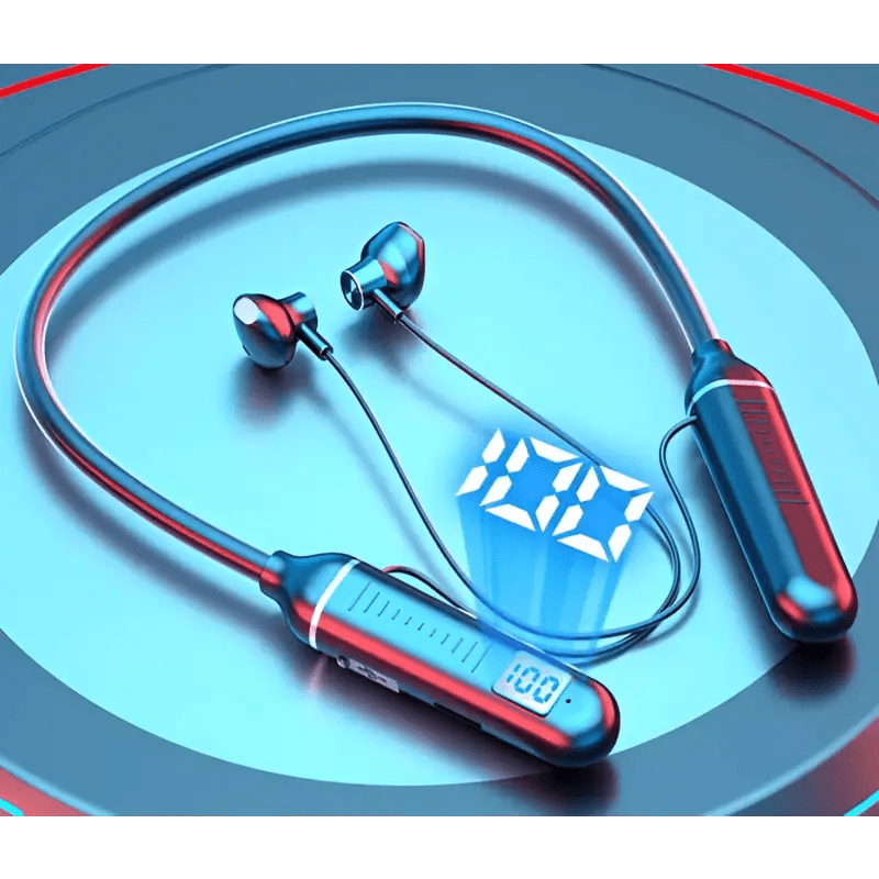 Wireless Bluetooth Earphones with Bluetooth 5.0 Technology, Stereo Sound & Memory Card Storage snake - label