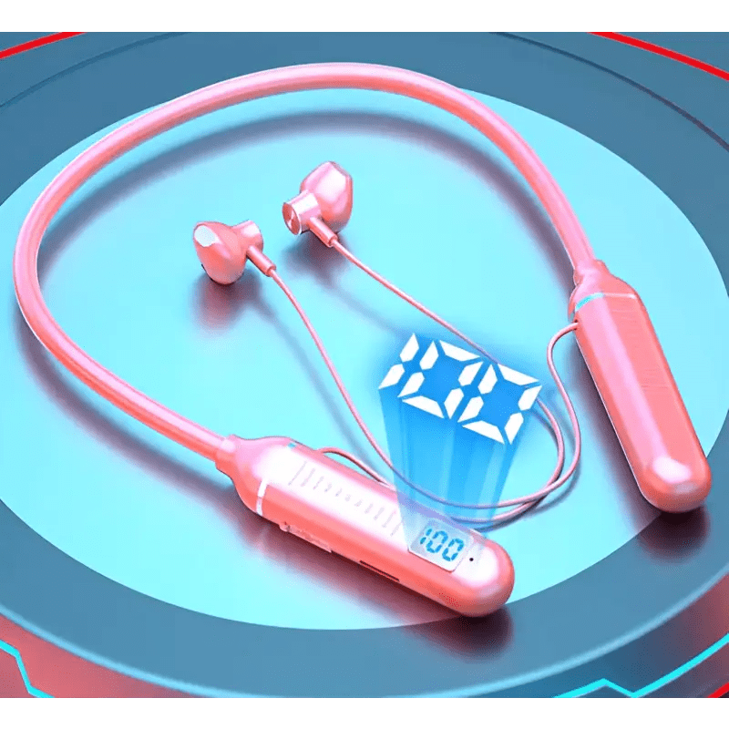 Wireless Bluetooth Earphones with Bluetooth 5.0 Technology, Stereo Sound & Memory Card Storage snake - label