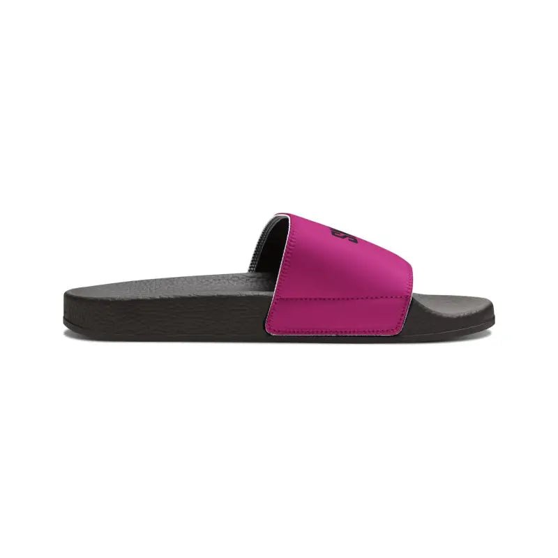 Youth Removable - Strap Slide Sandals with Customizable Straps snake - label