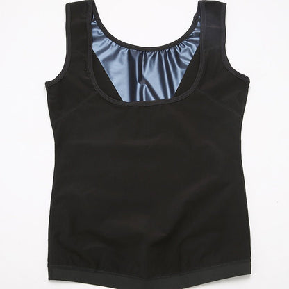 Men's Neoprene Sweat Sauna Vest - Body Shaper, Waist Trainer, and Slimming Shapewear snake - label