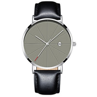 Men's Simple Calendar Quartz Watch - Creative & Waterproof Design