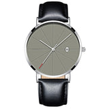 Men's Simple Calendar Quartz Watch - Creative & Waterproof Design