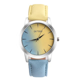 Women's Retro Rainbow Design Watch - Elegant Fashion Analog Quartz Wristwatch