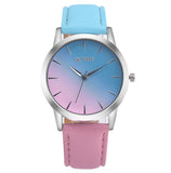 Women's Retro Rainbow Design Watch - Elegant Fashion Analog Quartz Wristwatch