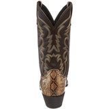 High-Heeled Iron Head Western Cowboy snake Boots