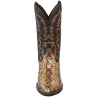 High-Heeled Iron Head Western Cowboy snake Boots