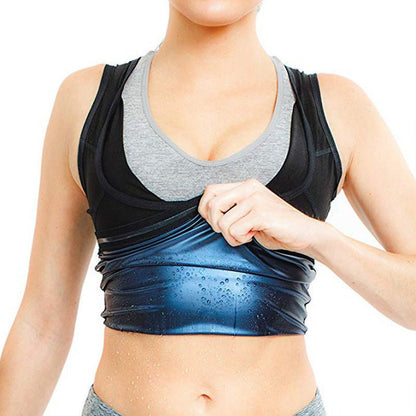 Men's Neoprene Sweat Sauna Vest - Body Shaper, Waist Trainer, and Slimming Shapewear snake - label