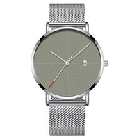 Men's Simple Calendar Quartz Watch - Creative & Waterproof Design