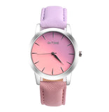 Women's Retro Rainbow Design Watch - Elegant Fashion Analog Quartz Wristwatch