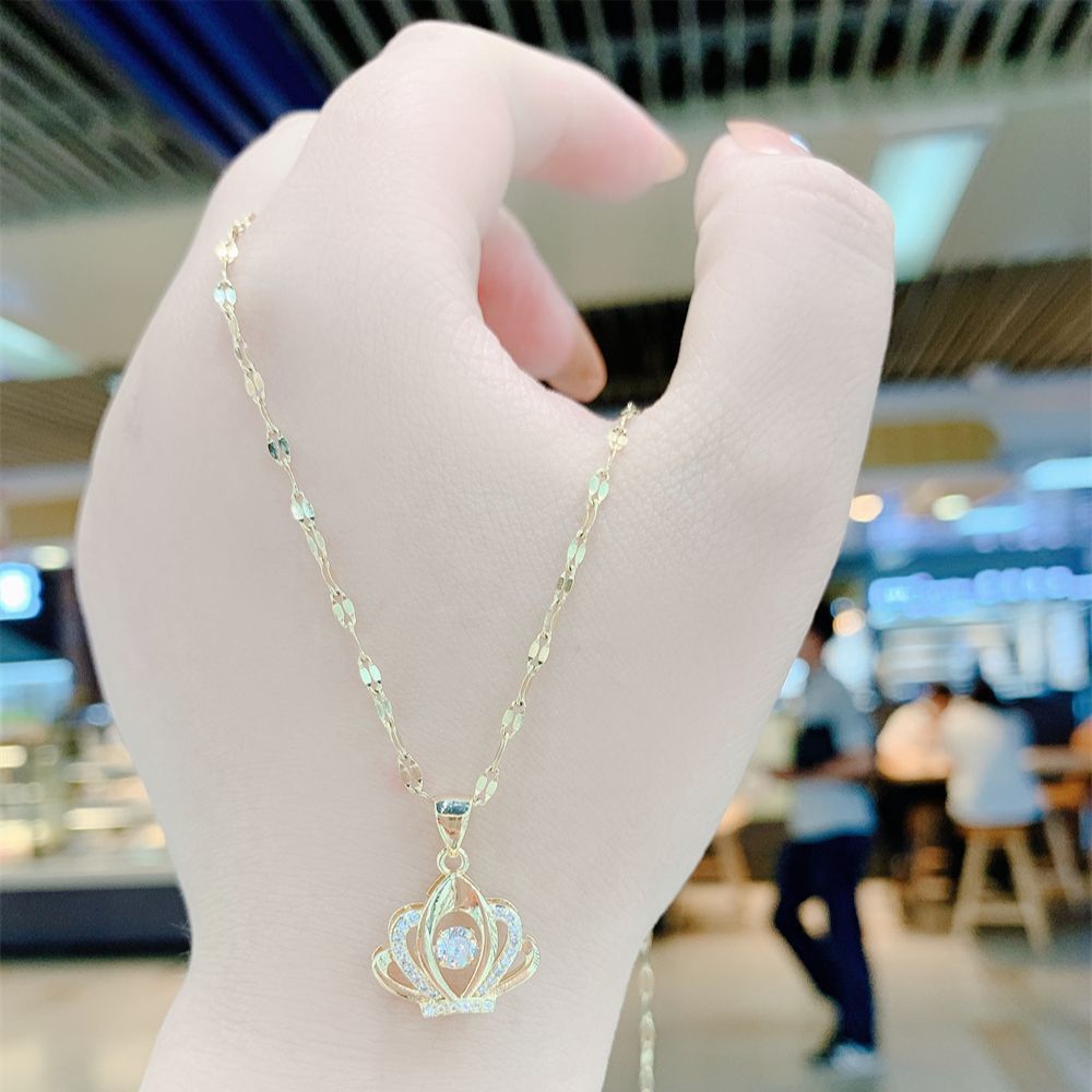 Luxury Perfume Bottle Necklace snake - label
