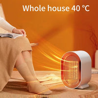 Mini Portable Desktop Electric Heater - 220V PTC Ceramic Fan for Home & Office