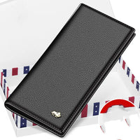 American Bison Wallet: Long Wallet with 12 Card Slots & Zipper Pocket - snake - label