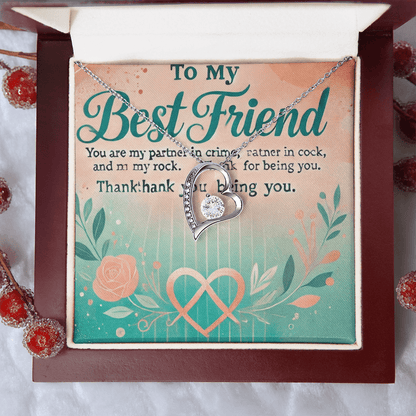 Forever Love Necklace – A Meaningful Gift for Best Friends snake - label