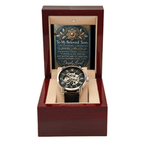 Men's Openwork Watch – A Meaningful & Stylish Gift for Your Son snake - label