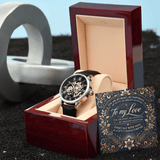 Men’s Openwork Watch – A Timeless Gift for Your Husband or Boyfriend snake - label