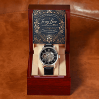 Men’s Openwork Watch – A Timeless Gift for Your Husband or Boyfriend snake - label