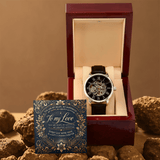 Men’s Openwork Watch – A Timeless Gift for Your Husband or Boyfriend snake - label