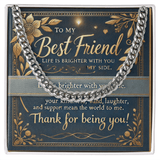 Gold Cuban Link Chain – The Perfect Gift for Your Best Friend snake - label