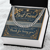Gold Cuban Link Chain – The Perfect Gift for Your Best Friend snake - label