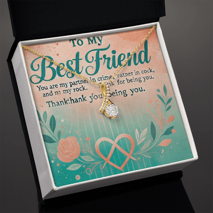 Alluring Beauty Necklace – A Meaningful Gift for Best Friends snake - label