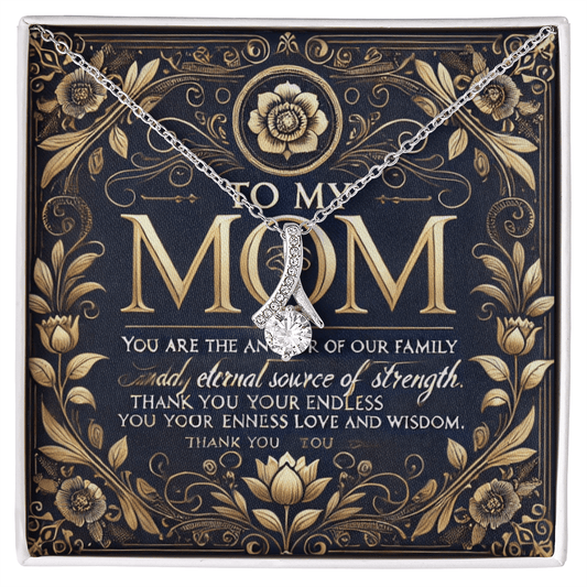 Alluring Beauty Necklace – A Heartfelt Gift for Mothers snake - label