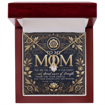 Alluring Beauty Necklace – A Heartfelt Gift for Mothers snake - label