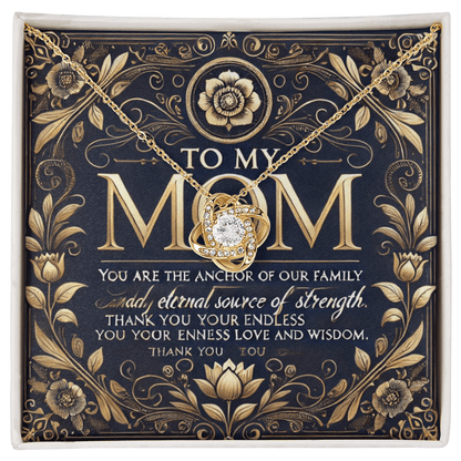 Love Knot Necklace – A Meaningful Gift for Mothers snake - label