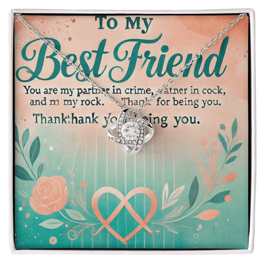 Love Knot Necklace – A Meaningful Gift for Best Friends snake - label