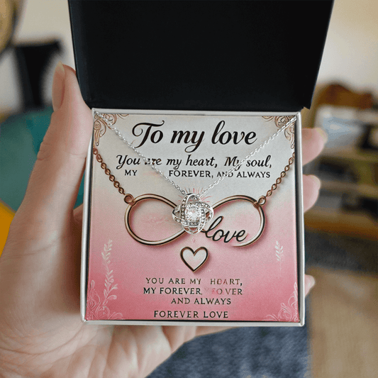 Love Knot Necklace – A Timeless Gift for Wives & Girlfriends snake - label