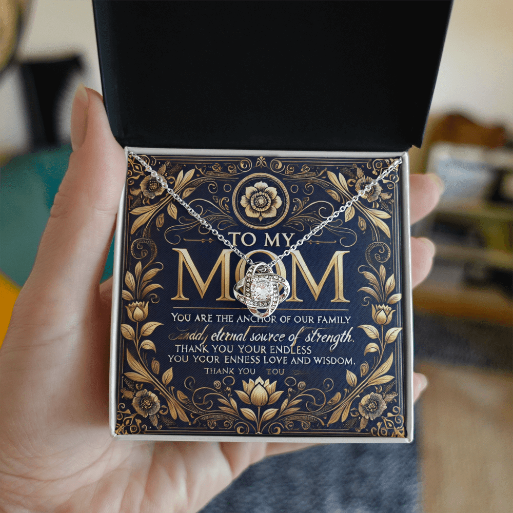 Love Knot Necklace – A Meaningful Gift for Mothers snake - label