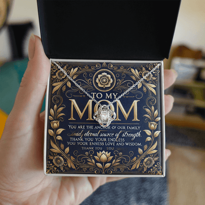 Love Knot Necklace – A Meaningful Gift for Mothers snake - label