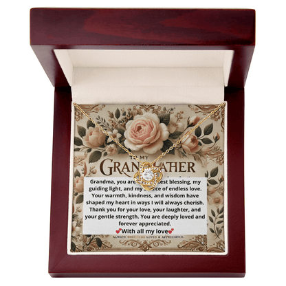 Love Knot Necklace – A Heartfelt Gift for Grandmothers snake - label