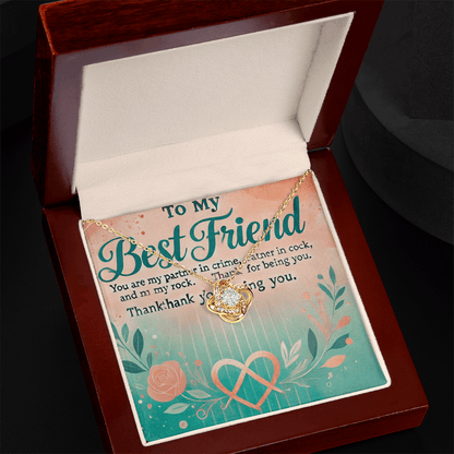Love Knot Necklace – A Meaningful Gift for Best Friends snake - label
